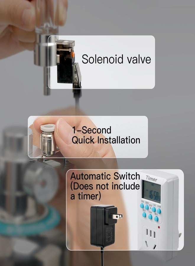 Clscea Aquarium CO2 Generator with Solenoid Valve for Aquarium Plants 1L G600mini - Image 3